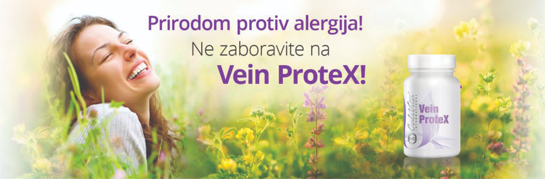 prirodom protiv alergija - ne zaboravite na Vein Protex